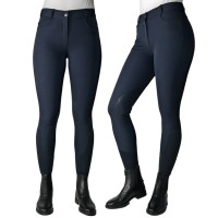 B155 - Clayton Ladies Breeches with Silicone Grip Knee Patches